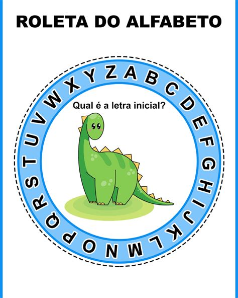 roleta letras do alfabeto.